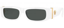 Gafas de Sol - Versace - VE4476U - 545987  WHITE // DARK GREY