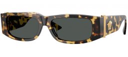 Gafas de Sol - Versace - VE4476U - 777/87 HAVANA BROWN YELLOW // DARK GREY