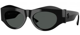 Gafas de Sol - Versace - VE4477U - 536087  BLACK // DARK GREY