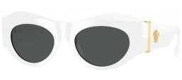 Gafas de Sol - Versace - VE4477U - 545987  WHITE // DARK GREY