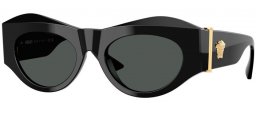 Gafas de Sol - Versace - VE4477U - GB1/87 BLACK // DARK GREY