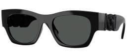 Gafas de Sol - Versace - VE4479U - 536087  BLACK // DARK GREY