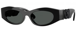 Gafas de Sol - Versace - VE4480U - 536087  BLACK // DARK GREY