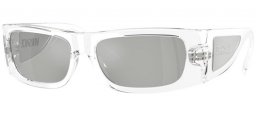 Gafas de Sol - Versace - VE4482 - 148/8V CRYSTAL // SILVER MIRROR TRANSPARENT