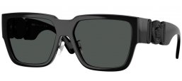 Gafas de Sol - Versace - VE4483D - 536087  BLACK // DARK GREY