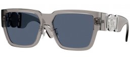 Gafas de Sol - Versace - VE4483D - 593/87 TRANSPARENT GREY // DARK GREY