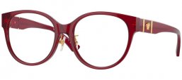 Monturas - Versace - VE3351D - 5430  TRANSPARENT RED BURGUNDY