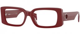 Monturas - Versace - VE3362U - 5487  BURGUNDY // CLEAR