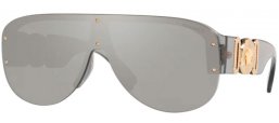 Gafas de Sol - Versace - VE4391 - 311/6G TRANSPARENT GREY // LIGHT GREY MIRROR SILVER