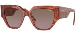 Sunglasses - Vogue eyewear - VO5409S - 279214 YELLOW HAVANA // VIOLET GRADIENT BROWN