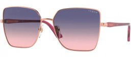 Lunettes de soleil - Vogue eyewear - VO4199S - 5075I6 PINK GOLD // PINK GRADIENT BLUE