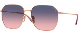 Gafas de Sol - Vogue eyewear - VO4215SD - 5152I6  ROSE GOLD // BLUE GRADIENT PINK