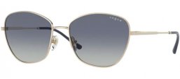 Gafas de Sol - Vogue eyewear - VO4232S - 848/4L PALE GOLD // GREY GRADIENT DARK BLUE