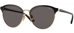 Gafas de Sol - Vogue eyewear - VO4303S - 352/87 BLACK PALE GOLD // BLACK SMOKE