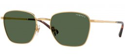 Lunettes de soleil - Vogue eyewear - VO4322S - 280/9A GOLD // DARK GREEN POLARIZED