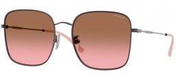 Lunettes de soleil - Vogue eyewear - VO4327SD - 514914  LIGHT VIOLET // BROWN GRADIENT PINK