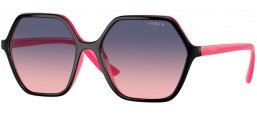 Sunglasses - Vogue eyewear - VO5361S - 3009I6  BLACK FUCHSIA // BLUE GRADIENT PINK