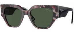 Gafas de Sol - Vogue eyewear - VO5409S - 31499A GREY TORTOISE // DARK GREEN POLARIZED