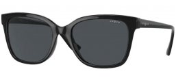 Lunettes de soleil - Vogue eyewear - VO5426S - W44/87 BLACK // DARK GREY