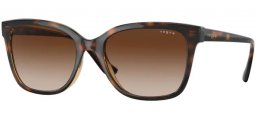 Lunettes de soleil - Vogue eyewear - VO5426S - W65613 DARK HAVANA // BROWN GRADIENT