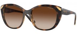 Gafas de Sol - Vogue eyewear - VO5457S - W65613  DARK HAVANA // BROWN GRADIENT