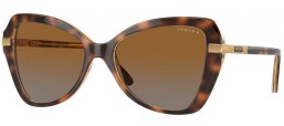 Gafas de Sol - Vogue eyewear - VO5479S - 1508T5  STRIPED DARK HAVANA // BROWN GRADIENT GREY POLARIZED