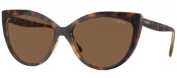 Gafas de Sol - Vogue eyewear - VO5484S - W65673  DARK HAVANA // DARK BROWN