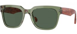 Gafas de Sol - Vogue eyewear - VO5490S - 282171  TRANSPARENT GREEN // DARK GREEN