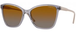 Gafas de Sol - Vogue eyewear - VO5520S - 3099T5  TRANSPARENT GREY // BROWN GRADIENT GREY POLARIZED