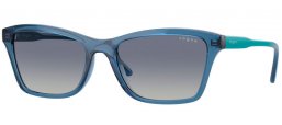 Gafas de Sol - Vogue eyewear - VO5551S - 30854L  TRANSPARENT BLUE // BLUE GRADIENT GREY