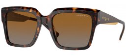 Gafas de Sol - Vogue eyewear - VO5553S - W656T5  DARK HAVANA // BROWN GRADIENT POLARIZED