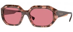 Gafas de Sol - Vogue eyewear - VO5554S - 314569  TORTOISE PINK // DARK VIOLET