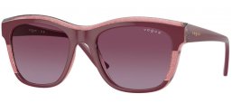 Gafas de Sol - Vogue eyewear - VO5557S - 31408H  PURPLE TRANSPARENT PURPLE GLITTER // DARK VIOLET GRADIENT