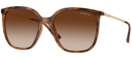 Gafas de Sol - Vogue eyewear - VO5564S - 238613  DARK HAVANA LIGHT BROWN // BROWN GRADIENT