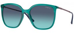 Gafas de Sol - Vogue eyewear - VO5564S - 31204S  TRANSPARENT PETROLEUM // AZURE GRADIENT DARK BLUE