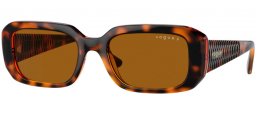 Gafas de Sol - Vogue eyewear - VO5565S - W65683  DARK HAVANA // DARK BROWN POLARIZED