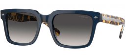 Gafas de Sol - Vogue eyewear - VO5573S - 31438G  TRANSPARENT BLUE // GREY GRADIENT BLACK