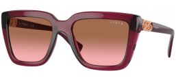 Gafas de Sol - Vogue eyewear - VO5575SB - 298914  TRANSPARENT CHERRY // PINK GRADIENT BROWN