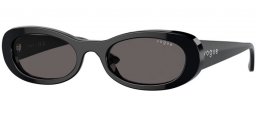 Gafas de Sol - Vogue eyewear - VO5582S - W44/87 BLACK // BLACK SMOKE