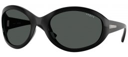 Lunettes de soleil - Vogue eyewear - VO5606S - W44/87 BLACK // DARK GREY