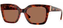 Lunettes de soleil - Vogue eyewear - VO5613SB - W65673  DARK HAVANA // DARK BROWN