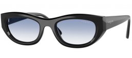 Gafas de Sol - Vogue eyewear - VO5616S - W44/19  BLACK // LIGHT BLUE GRADIENT