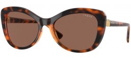 Gafas de Sol - Vogue eyewear - VO5515SB - W65673  DARK HAVANA // BROWN GRADIENT