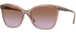 Gafas de Sol - Vogue eyewear - VO5520S - 294068  TRANSPARENT CARAMEL // BROWN GRADIENT VIOLET