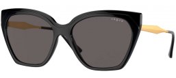 Gafas de Sol - Vogue eyewear - VO5521S - W44/87  BLACK // BLACK SMOKE