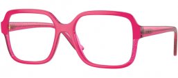 Monturas - Vogue eyewear - VO5555 - 3135 CHERRY TRANSPARENT FUCHSIA GLITTER