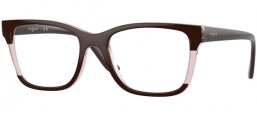 Monturas - Vogue eyewear - VO5556 - 3136 BROWN TRANSPARENT ROSE GLITTER