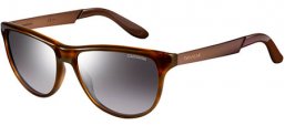 Lunettes de soleil - Carrera - CARRERA 5015/S - 8QC (IC) HAVANA MATTE BROWN // GREY MIRROR GRADIENT SILVER