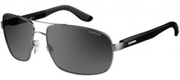 Lunettes de soleil - Carrera - CARRERA 8003 - CVL (P9) DARK RUTENIUM BLACK // GREY