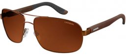 Lunettes de soleil - Carrera - CARRERA 8003 - 0RP (U8) STEEL METAL BROWN BROWN // EBONY POLARIZED